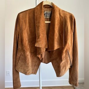Free People Suede Cropped Jacket
